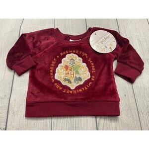 NEW! NWT Harry Potter Hogwarts Baby Sweatshirt, Size 6 months